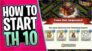 TH10 Upgrade Guide!! How to Start Town Hall 10 in Clash of Clans