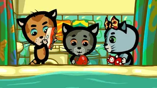 😻😻😻Три котенка - Наша ванна – океан / мультик про котят для детей 🐾