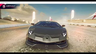 Asphalt 9 lamborghini aventador svj roadster ลองฟรี max ใช้สีเงิน