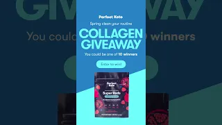 Perfect Keto Collagen Giveaway #shorts