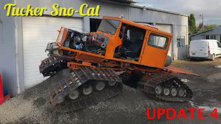 Tucker 1544 Sno Cat update 4 - Tracks and Test Drive