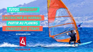 [Tuto windsurf planing] Comment s'accrocher au harnais, partir au planing et mettre les straps!