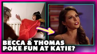 Becca Kufrin and Thomas Jacobs Joke About Katie's Red Flags Warning with Halloween Costume?