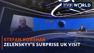 Zelenskyy's surprise UK visit | Stefan Korshak  | TVP World