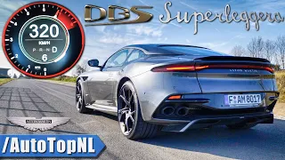 ASTON MARTIN DBS Superleggera 0-320km/h ACCELERATION & DRAGY GPS by AutoTopNL