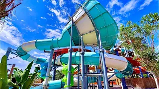 Blue Funnel Water Slide at Club Mega Saray