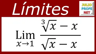 LÍMITES ALGEBRAICOS - Ejercicio 20