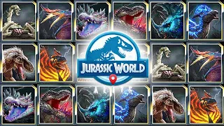 ALL APEX RAIDS BOSSES DEFEATED (JURASSIC WORLD ALIVE)