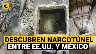 Así fue descubren túnel de narcotraficantes en la frontera entre EE.UU. y México