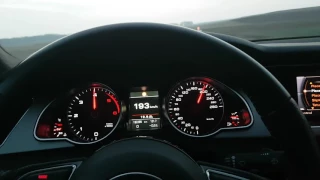 Audi A5 multitronic 2014 acceleration 0 - 195 km/h