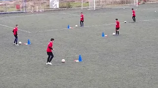 U12 warm up drill