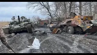 Возле Нежина в Черниговской области образовалось «кладбище» вражеской техники