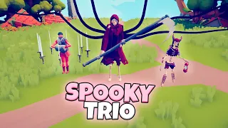 SPOOKY TRIO VS EVERY FACTION | TABS GAMEPLAY