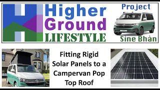 Fitting a Rigid Solar Panel to a Pop Top Campervan Roof