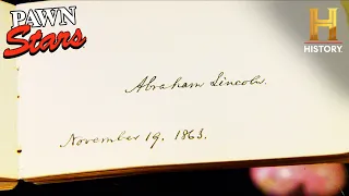 Pawn Stars: $200,000 Abraham Lincoln Autograph is a FAKE?! (Season 21)