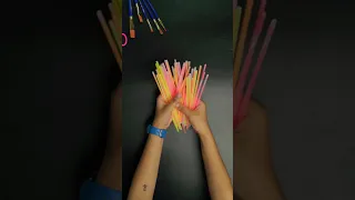 Let’s unbox glow sticks 🤩 #art #unboxing #glowsticks #shorts