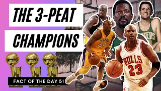 NBA Teams that completed a Championship 3-Peat! 🏀🏀🏀