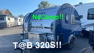 Introducing the 2024 nuCamp T@B 320S: The Ultimate Teardrop Camper - Lightweight & High Quality!