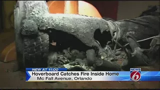 Hoverboard catches fire inside Orlando home