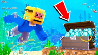 Ik Vind Een Geheime Schat Onderwater In Minecraft (Survival)