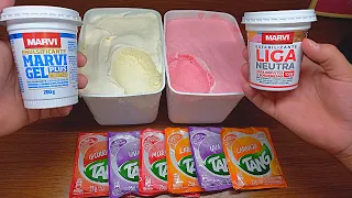 [ATUALIZADO] Faça 3 LITROS de Sorvete com apenas 1 pacote de SUCO TANG - Sorvete de Tang