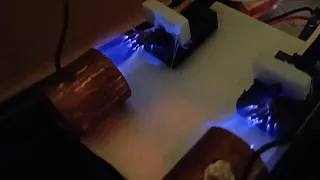 RC Ion engine boat powered by ionic thrusters