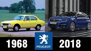 PEUGEOT - Evolution (1968-2018) | Hatchbacks, Sedans, Suvs & Coupes