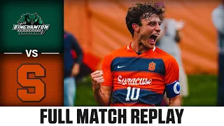 Binghamton vs. Syracuse Full Match Replay | 2023 ACC Men’s Soccer