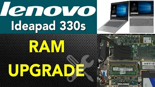 Lenovo Ideapad 330S RAM Upgrade Step by Step