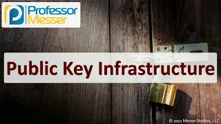 Public Key Infrastructure - SY0-601 CompTIA Security+ : 3.9