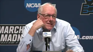 Jim Boeheim press conference after NCAA Tournament loss to Baylor