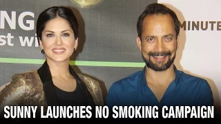 Sunny Leone Launches New 'No Smoking' Campaign