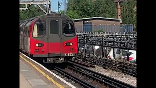 Here’s a northern line train (via Charing Cross￼) Terminating at Battersea power station