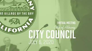 Albany City Council - July 6, 2020