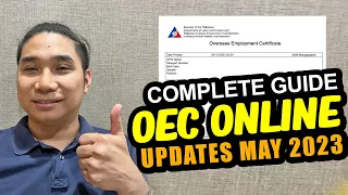 UPDATES PAANO KUMUHA NG OEC MAY 2023 | OEC EXEMPTION ONLINE