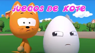 DIVERTIDOS JUEGOS DE KOTÉ 🎈Gatito Koté 😺 Una gran colección de dibujos animados 2