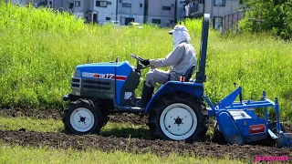【働くクルマ動画】working vehicle イセキ トラクター Japanese agriculture tractor