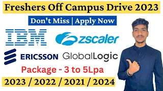 Global Logic IBM Recruitment 2023 |ASE Role IBM Hiring 2022 2023 Freshers| IBM Off Campus Drive 2023