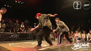 むぎちょこ vs ena&KARIN【JUSTE DEBOUT TOKYO 2020】LOCK FINAL