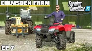 NEW FIELD AND NEW TOY | Calmsden Farm | Farming Simulator 22 - Episode 7