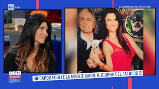 Riccardo Fogli e la moglie Karin - Oggi è un altro giorno 01/02/2021