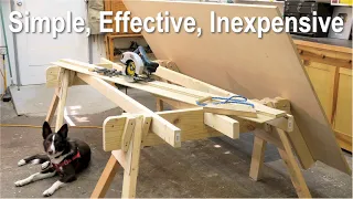 Cutting & Handling Plywood in a One-Person Shop