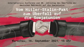 Teaser: „Vom Hitler-Stalin-Pakt zum Überfall auf die Sowjetunion“ Internationale Konferenz