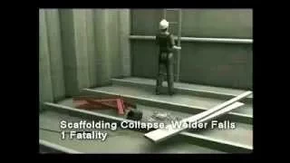 Scaffolding Collapse, Welder Falls, 1 Fatality