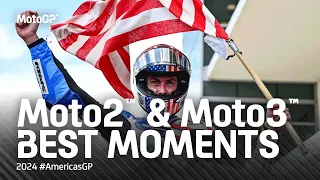 Moto2™ & Moto3™ Best Moments! | 2024 #AmericasGP