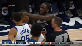 Taurean Prince put his finger on Toscano Anderson's head