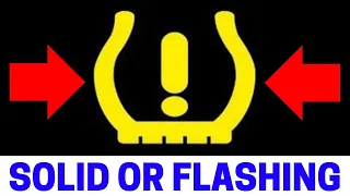 Low Tire Pressure Warning Light - Solid Or Flashing?