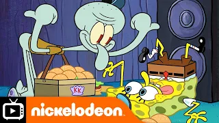 SpongeBob SquarePants | Squidward's Act | Nickelodeon UK