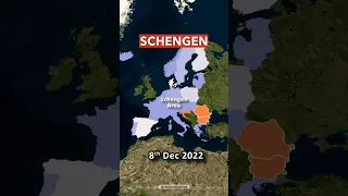 Why Romania And Bulgaria Are Not Allowed In Schengen ?? 🔥 #shorts #maps #romania #bulgaria #schengen