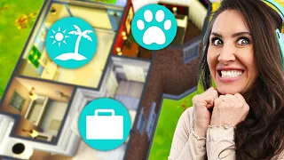 Sims, aber jedes Zimmer muss mit einem anderen Pack gebaut werden!